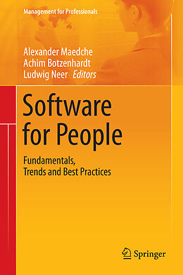 Couverture cartonnée Software for People de 