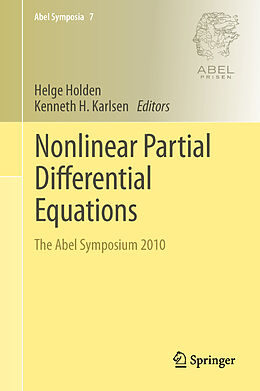 Couverture cartonnée Nonlinear Partial Differential Equations de 