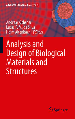 Kartonierter Einband Analysis and Design of Biological Materials and Structures von 