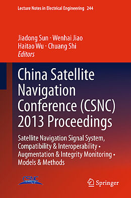 Couverture cartonnée China Satellite Navigation Conference (CSNC) 2013 Proceedings de 
