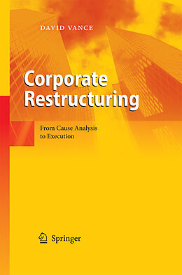 Kartonierter Einband Corporate Restructuring von David Vance