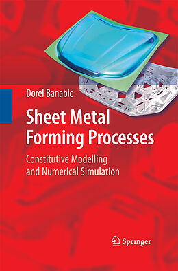 Couverture cartonnée Sheet Metal Forming Processes de Dorel Banabic