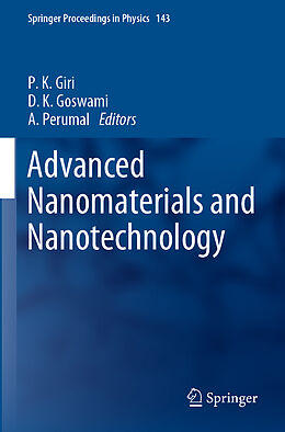 Kartonierter Einband Advanced Nanomaterials and Nanotechnology von 
