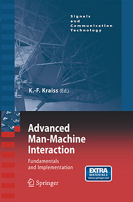 Couverture cartonnée Advanced Man-Machine Interaction de 