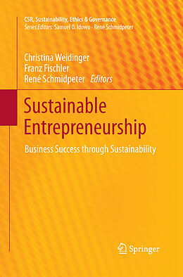 Kartonierter Einband Sustainable Entrepreneurship von 