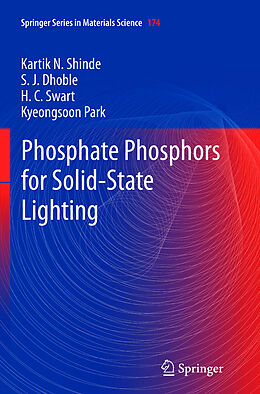 Couverture cartonnée Phosphate Phosphors for Solid-State Lighting de Kartik N. Shinde, Kyeongsoon Park, H. C. Swart