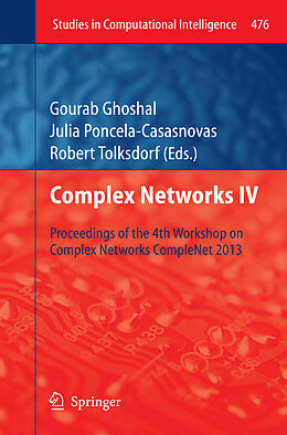 Couverture cartonnée Complex Networks IV de 