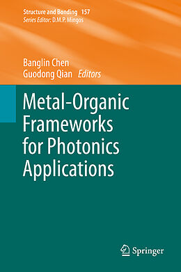 Livre Relié Metal-Organic Frameworks for Photonics Applications de 