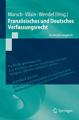 Kartonierter Einband Französisches und Deutsches Verfassungsrecht von 