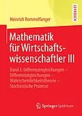 E-Book (pdf) Mathematik für Wirtschaftswissenschaftler III von Heinrich Rommelfanger
