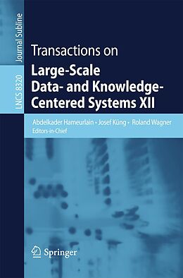 E-Book (pdf) Transactions on Large-Scale Data- and Knowledge-Centered Systems XII von 