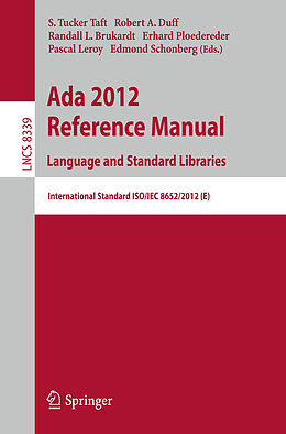 Kartonierter Einband Ada 2012 Reference Manual. Language and Standard Libraries von 