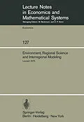 E-Book (pdf) Environment, Regional Science and Interregional Modeling von 