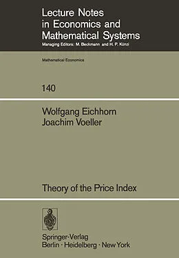 E-Book (pdf) Theory of the Price Index von W. Eichhorn, J. Voeller