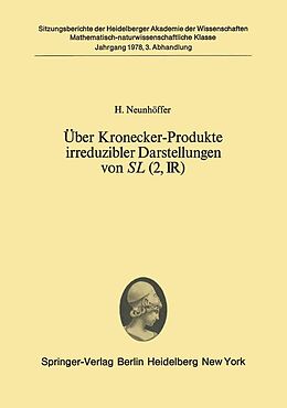 E-Book (pdf) Über Kronecker-Produkte irreduzibler Darstellungen von SL (2, ?) von H. Neunhöffer