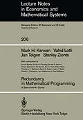 E-Book (pdf) Redundancy in Mathematical Programming von M. H. Karwan, V. Lotfi, J. Telgen