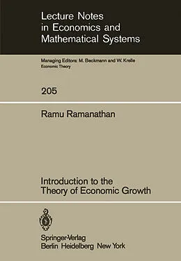 E-Book (pdf) Introduction to the Theory of Economic Growth von R. Ramanathan