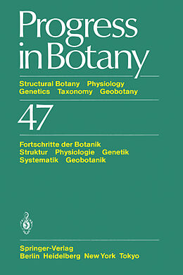 Couverture cartonnée Progress in Botany de H. -Dietmar Behnke, Karl Esser, Hubert Ziegler