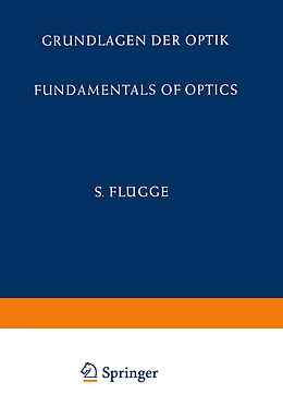 Kartonierter Einband Grundlagen der Optik / Fundamentals of Optics von E. Bergstrand, A. Maréchal, M. Françon