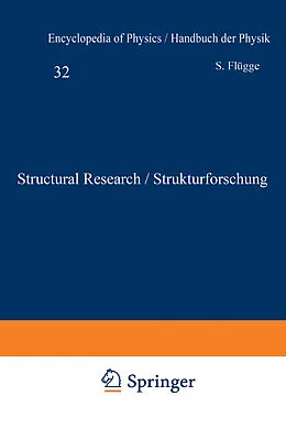 E-Book (pdf) Structural Research / Strukturforschung von Dr. André Guinier, Dr. Gérard Von Eller, Dr. J. Bouman