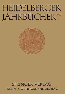 E-Book (pdf) Heidelberger Jahrbücher von Kenneth A. Loparo