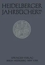 E-Book (pdf) Heidelberger Jahrbücher von Kenneth A. Loparo
