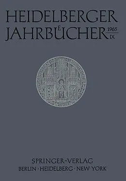 E-Book (pdf) Heidelberger Jahrbücher von Kenneth A. Loparo
