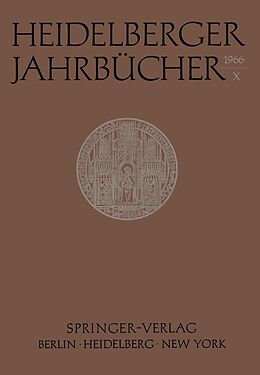 E-Book (pdf) Heidelberger Jahrbücher X von Kenneth A. Loparo