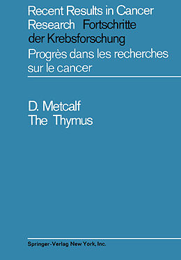 Kartonierter Einband The Thymus von Donald Metcalf