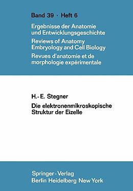 E-Book (pdf) Die elektronenmikroskopische Struktur der Eizelle von H.E. Stegner