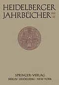 E-Book (pdf) Heidelberger Jahrbücher von H. Schipperges