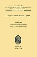 E-Book (pdf) Analytische Familien affinoider Algebren von Reinhardt Kiehl