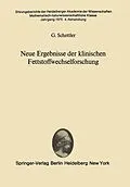 E-Book (pdf) Neue Ergebnisse der klinischen Fettstoffwechselforschung von G. Schettler