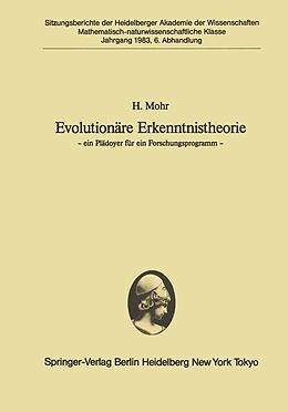 E-Book (pdf) Evolutionäre Erkenntnistheorie von H. Mohr