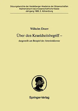 E-Book (pdf) Über den Krankheitsbegriff  dargestellt am Beispiel der Arteriosklerose von Wilhelm Doerr