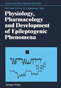 Kartonierter Einband Physiology, Pharmacology and Development of Epileptogenic Phenomena von 