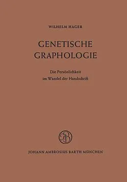 E-Book (pdf) Genetische Graphologie von W. Hager