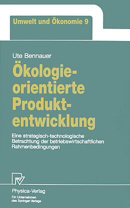 E-Book (pdf) Ökologieorientierte Produktentwicklung von Ute Bennauer