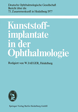 E-Book (pdf) Kunststoffimplantate in der Ophthalmologie von 