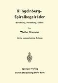 E-Book (pdf) Klingelnberg-Spiralkegelräder von Walter Krumme