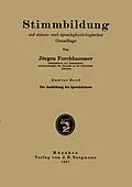 E-Book (pdf) Stimmbildung auf stimm- und sprachphysiologischer Grundlage von Jörgen Forchhammer