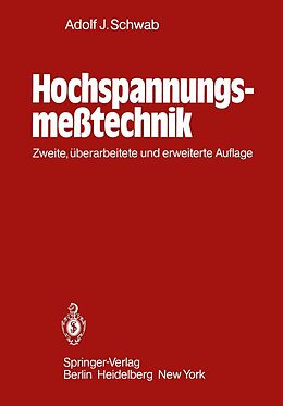 E-Book (pdf) Hochspannungsmeßtechnik von Adolf J. Schwab