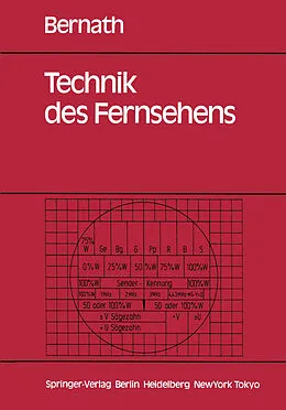 E-Book (pdf) Technik des Fernsehens von Konrad W. Bernath