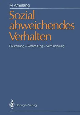 E-Book (pdf) Sozial abweichendes Verhalten von Manfred Amelang