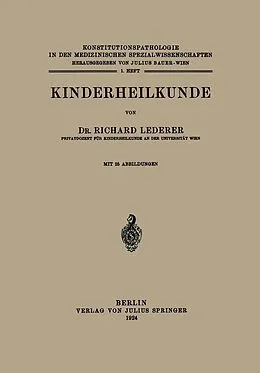 E-Book (pdf) Kinderheilkunde von Richard Lederer