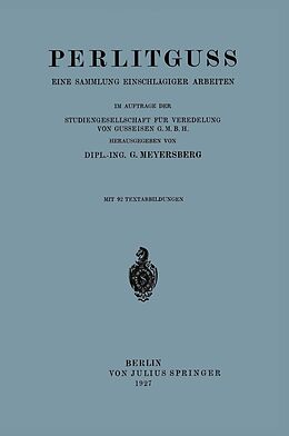 E-Book (pdf) Perlitguss von G. Meyersberg