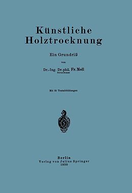 E-Book (pdf) Künstliche Holztrocknung von Fr. Moll