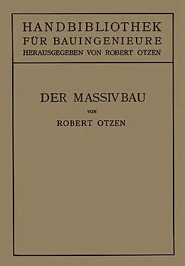E-Book (pdf) Der Massivbau von Robert Otzen
