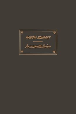E-Book (pdf) Handbuch der Arzneimittellehre von S. Rabow, L. Bourget