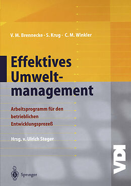 Kartonierter Einband Effektives Umweltmanagement von Volker M. Brennecke, Sebastian Krug, Claudia M. Winkler